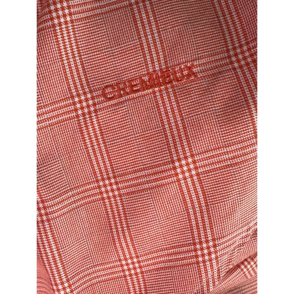 Daniel Cremieux orange plaid long sleeves shirt size Medium - Picture 9 of 10